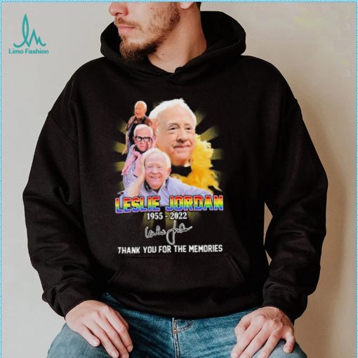 Leslie Jordan 1955 2022 Thank You For The Memories Lgbt Signature Shirt