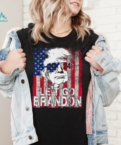 Lets Go Brandon Conservative USA Flag Funny Donal Trump Classic T Shirt1