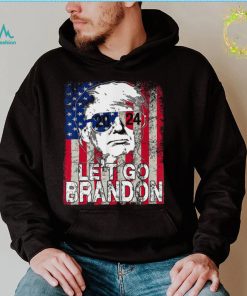 Lets Go Brandon Conservative USA Flag Funny Donal Trump Classic T Shirt2