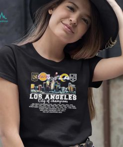 Los Angeles City Of Champions Shirt