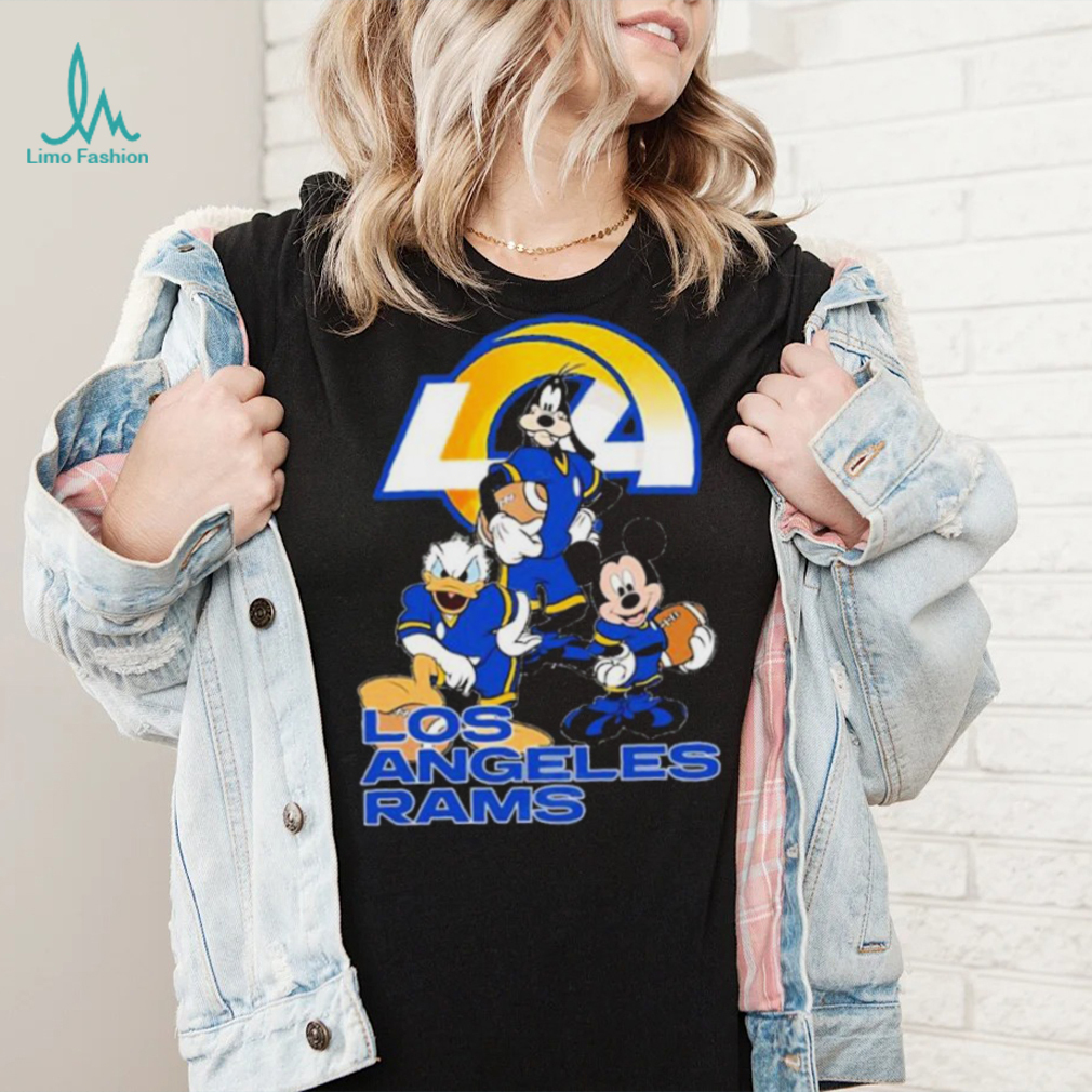 Los Angeles Rams Mickey Mouse Donald Duck Goofy Baseball Shirt Los Angeles Rams Mickey Mouse Donald Duck Goofy Baseball Shirt