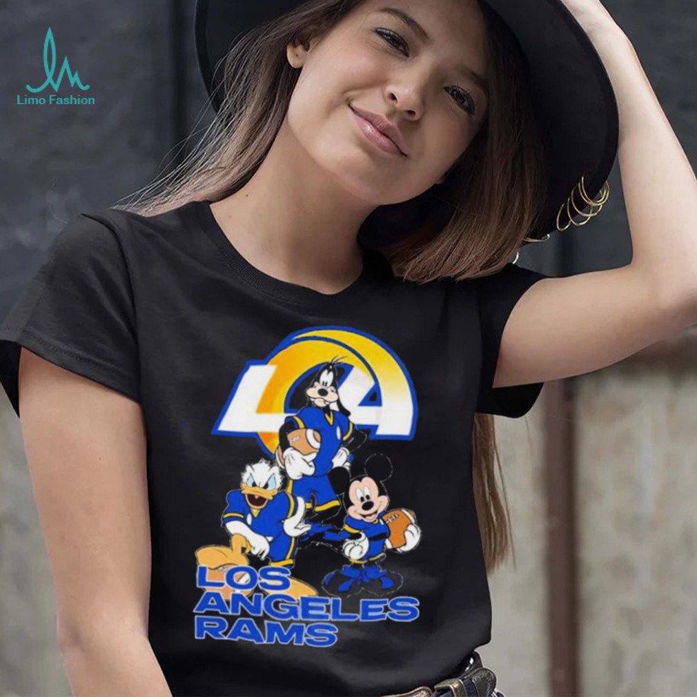 Los Angeles Rams Mickey Mouse Donald Duck Goofy Baseball Shirt Los Angeles Rams Mickey Mouse Donald Duck Goofy Baseball Shirt