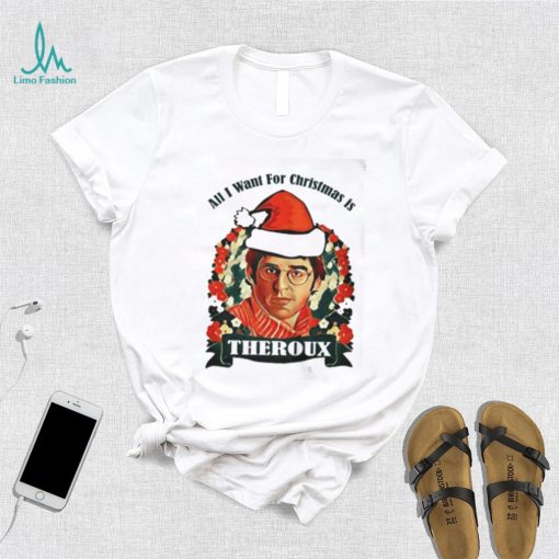 Louis Theroux Christmas Xmas Novelty Santa shirt