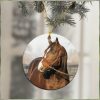 Love Horse Round Mica Ornament 11