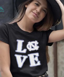 Love North Carolina Tar Heels T Shirt