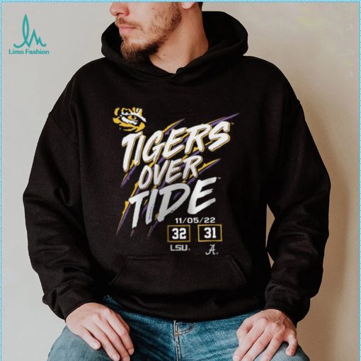 Lsu Tiger Over Alabama Crimson Tide 32 31 Shirt