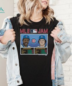 MLB Jam Chicago Cubs Andre Dawson Ryne Sandberg Shirt2