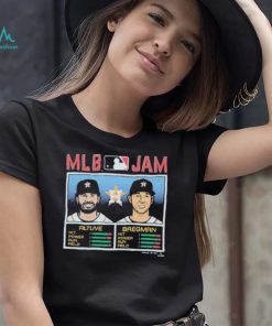 MLB Jam Houston Astros Jose Altuve  Alex Bregman Shirt