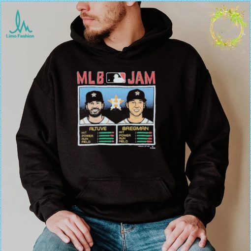 MLB Jam Houston Astros Jose Altuve  Alex Bregman Shirt