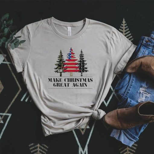 Make Christmas Great Again FJB USA Flag 1776 Shirt