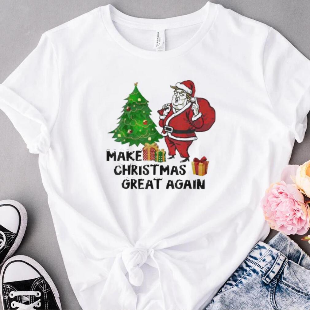 Make Christmas Great Again Trump Santa Clause Sweater