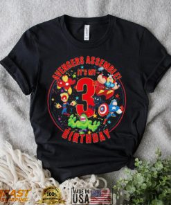 Marvel avengers assemble it’s my 3rd birthday shirt