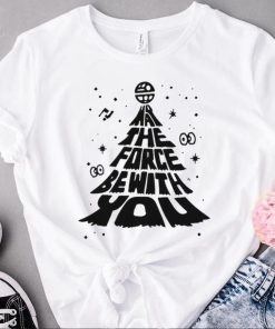 May The Force Be With You Christmas Tree T Shirt