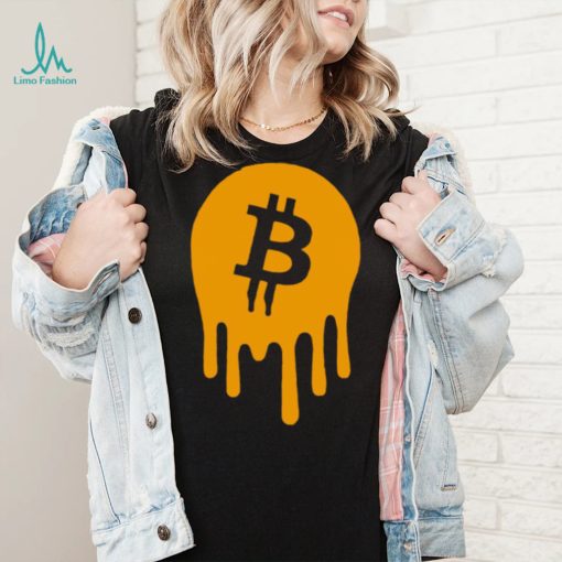 Melt your face Bitcoin art shirt
