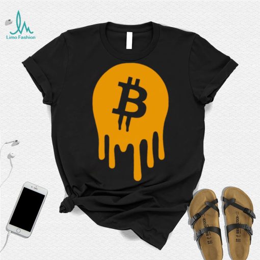 Melt your face Bitcoin art shirt