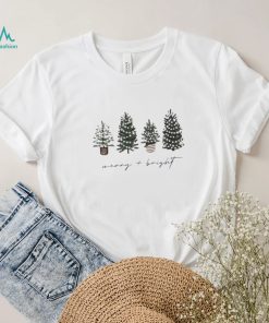 Merry And Bright Christmas Shirt