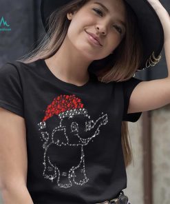 Merry Christmas Santa Elephant Diamond Shirt