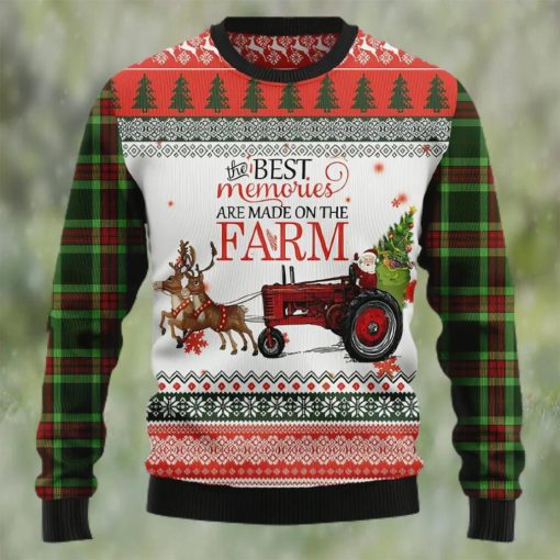 Merry Famer Ugly Christmas Sweater, The Best Memories Are Made On The Farm Sweatshirt