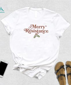 Merry resistance Christmas women’s rights feminist Christmas shirt