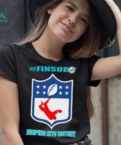 Miami Dolphins Jumping Into Victory #finsup Shirt