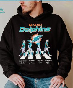 The Miami Dolphins Team Abbey Road Christmas Signatures Shirt, hoodie,  sweater, long sleeve and tank top