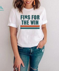Miami Dolphins fins for the win T Shirt