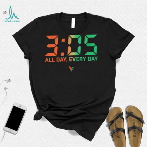 Miami Hurricanes 305 all Day every day shirt