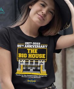 Michigan Stadium 1927 2022 95TH Anniversary The Big House logo Shirt