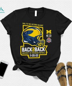 Michigan Wolverines Back 2 Back 2022 Final Score Shirt