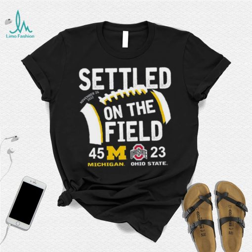 Michigan Wolverines Settled On The Field 2022 Big Ten East Champions Shirt