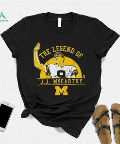 Michigan Wolverines The Legend Of J.J. Mccarthy Shirt