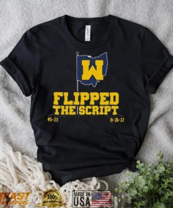 Michigan football flipped the script shirt