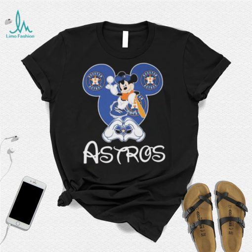 Mickey Mouse Disney Houston Astros Heart 2022 Shirt