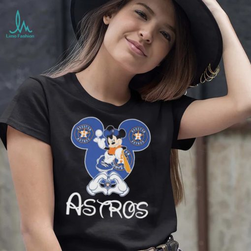 Mickey Mouse Disney Houston Astros Heart 2022 Shirt
