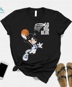 Mickey Mouse Kentucky Wildcats Dunk Go Big Blue Shirt