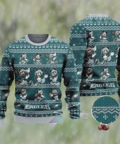 Mickey Mouse NFL Philadelphia Football Ugly Christmas Sweater Eagles Gifts