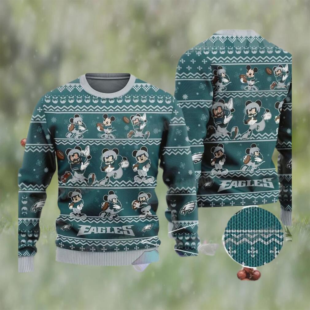 NFL Philadelphia Eagles Mickey Mouse Funny Ugly Christmas Sweater - The  Clothes You'll Ever Need