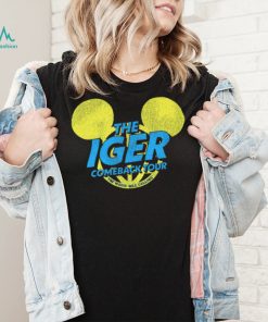 Mickey Mouse The Iger comeback tour logo shirt