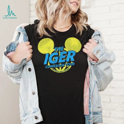 Mickey Mouse The Iger comeback tour logo shirt