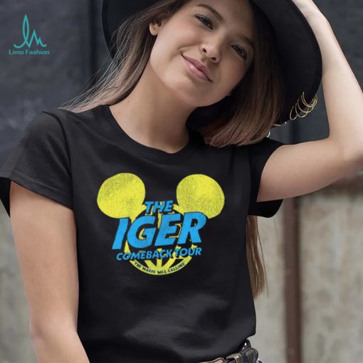 Mickey Mouse The Iger comeback tour logo shirt