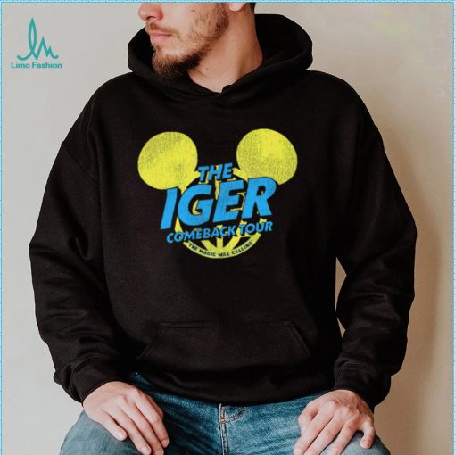 Mickey Mouse The Iger comeback tour logo shirt