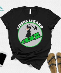 Mickey Mouse riding rocket The Jesus Lizard art shirt