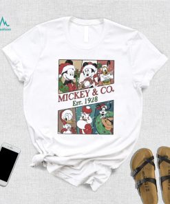 Mickey and co est 1928 disney mickey and friends walt disneyworld Christmas shirt