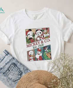 Mickey and co est 1928 disney mickey and friends walt disneyworld Christmas shirt