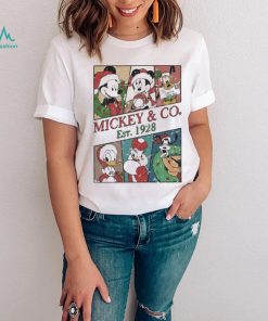 Mickey and co est 1928 disney mickey and friends walt disneyworld Christmas shirt