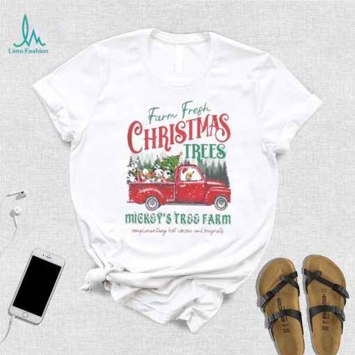 Mickey tree farm Christmas Christmas mickey and friends shirt