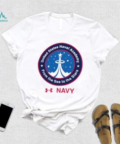 Midshipmen Under Armour 2022 Special Games Logo NASA United State Naval Academy from the Sea to the Stars shirt