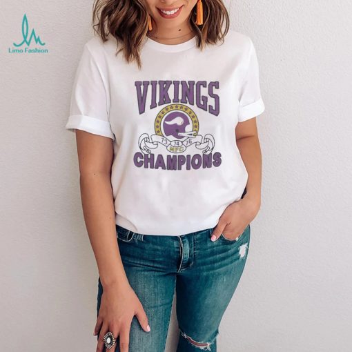 Minnesota Vikings 3 Time NFC Champions shirt