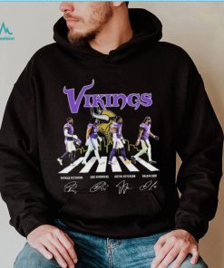 Minnesota Vikings Abbey Road Peterson Kendricks Jefferson Cook Signatures Shirt