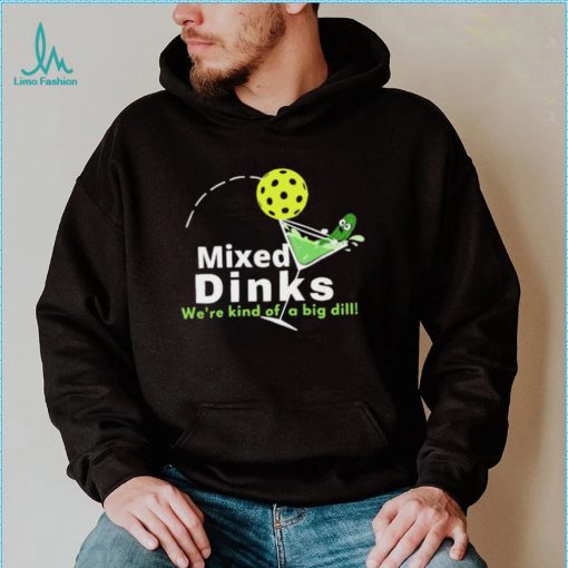 Mixed Dinks Pickleball Martini Shirt